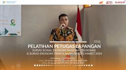 Pelatihan Petugas Susenas dan Seruti Maret 2024