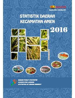 Statistik Daerah Amen 2016