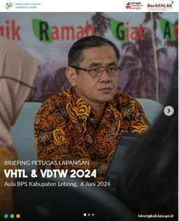 Briefing Petugas Lapangan VHTL dan VDTW 2024