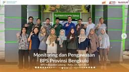 Monitoring dan Pengawasan BPS Provinsi Bengkulu atas kinerja BPS Kabupaten Lebong 