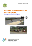 Kecamatan Lebong Atas Dalam Angka 2013