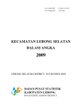 Kecamatan Lebong Selatan Dalam Angka 2009 Kabupaten Lebong