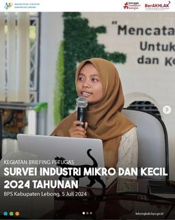 Briefieng Petugas Survei Industri Mikro dan Kecil Tahunan 2024