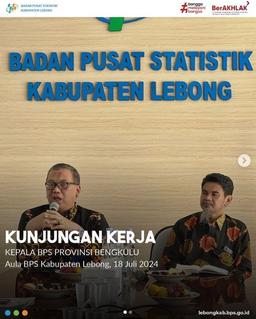 Kunjungan Kerja Kepala BPS Prov. Bengkulu