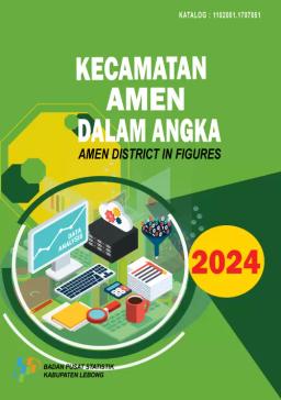 Kecamatan Amen Dalam Angka 2024