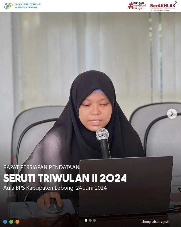 Rapat Persiapan Pendataan Survei Ekonomi Rumah Tangga Triwulanan Triwulan II 2024