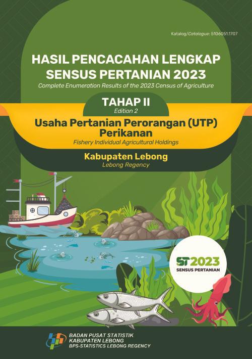 Hasil Pencacahan Lengkap Sensus Pertanian 2023 - Tahap II: Usaha Pertanian Perorangan (UTP) Perikanan Kabupaten Lebong