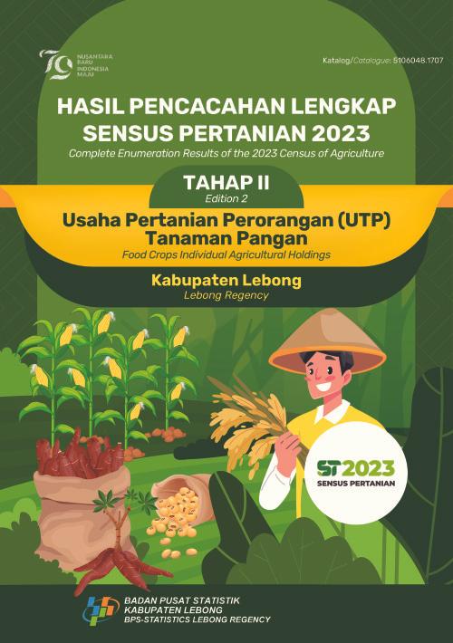 Hasil Pencacahan Lengkap Sensus Pertanian 2023 - Tahap II: Usaha Pertanian Perorangan (UTP) Tanaman Pangan Kabupaten Lebong