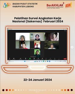  Pelatihan Petugas Survei Angkatan Kerja Nasional (Sakernas) Februari 2024