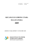 Kecamatan Lebong Utara Dalam Angka 2009 Kabupaten Lebong